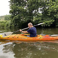 Kanufahrt auf der Naab