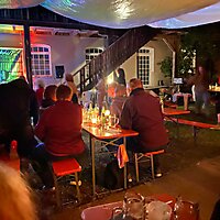 Unser Auftritt am Abend
