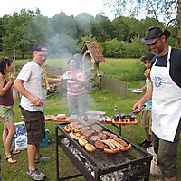 unsere bewährten Männer am Grill