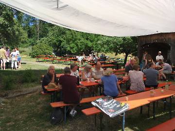 Foliendach - diesmal ohne Wasser