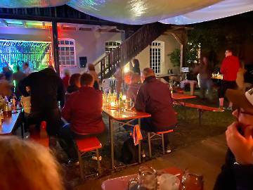 Unser Auftritt am Abend